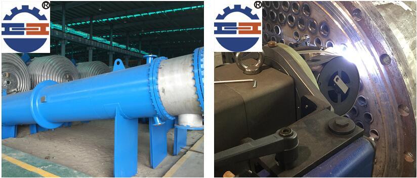 列管冷凝器施工圖片 列管冷凝器施工圖片